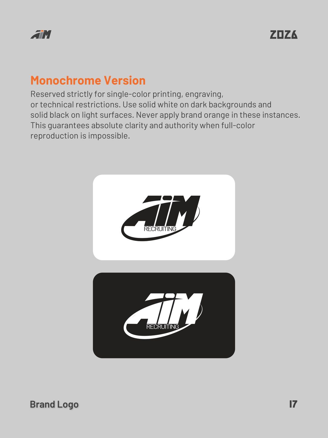 Monochrome varijante logoa
